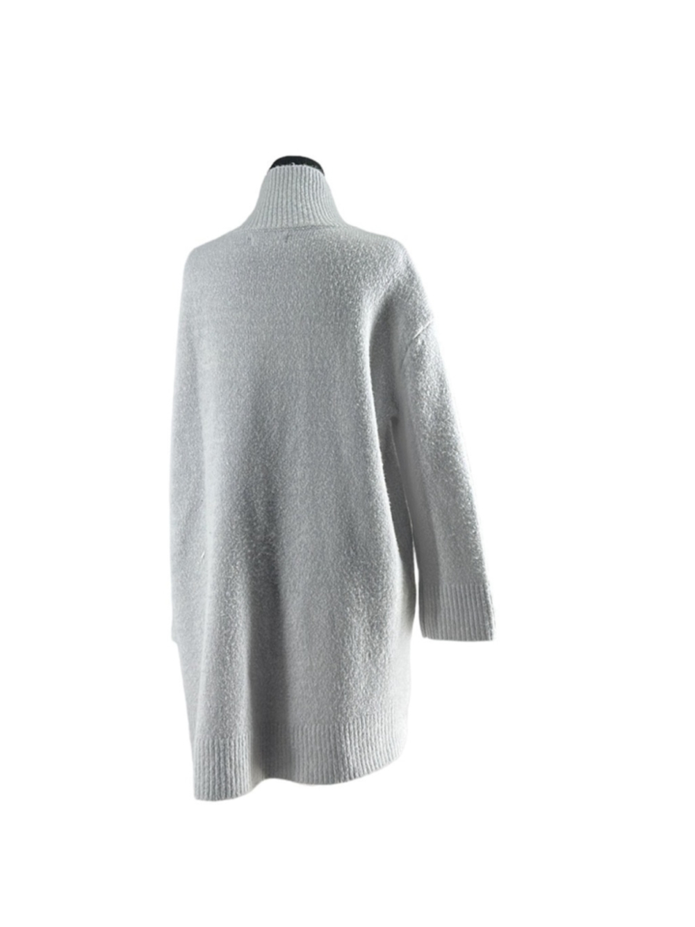 Oak + Fort oversized sweater warm light gray ribbed hem and cuffs sz sm - Picture 7 of 9